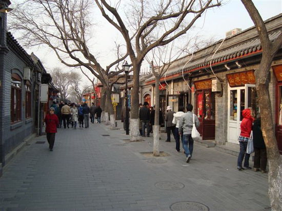 Sonntagsspaziergang in den Hutongs, den traditionellen Straesschen des alten Peking.