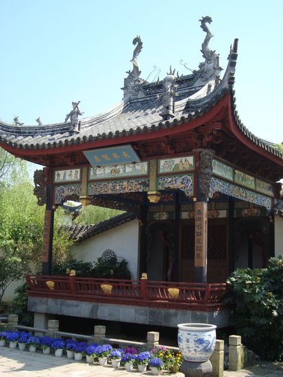 Ehemalige Opern-Buehne in einem Herrenhaus