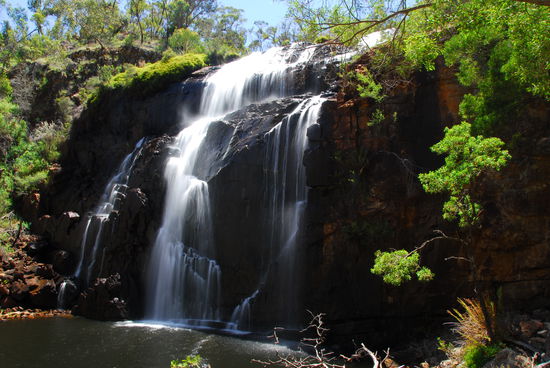 Die MacKanzie Wasserfaelle in den Grampians