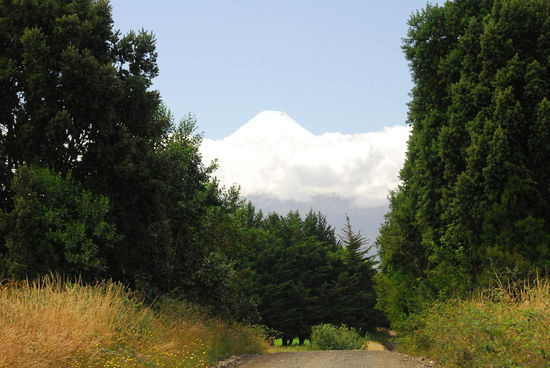 Spitzenbild von einem der schoensten Vulkane Chiles 