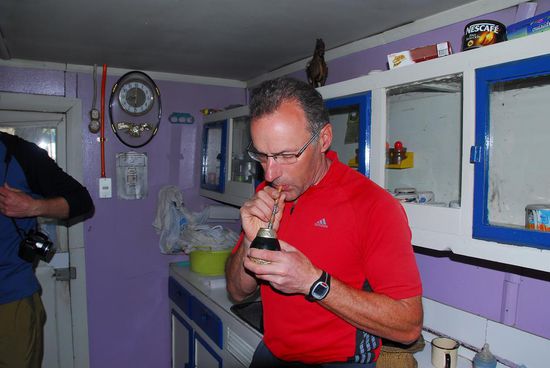 ...und zum Fruehstueck auch noch einen Kostprobe des Mate