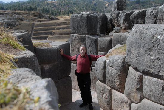 In den Ruinen der Festung Sacsayhuaman (sprich: sexy woman)