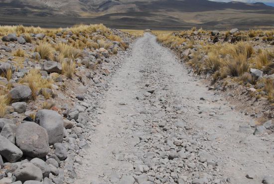 Als ich dieses Bild machte, dachte ich, es koenne nicht mehr schlimmer kommen - aber es kam noch viel schlimmer und jedesmal war ich froh, dass es sich um die Abfahrten und nicht um die Aufstieg handelte. Aber ich befuerchte, das bleibt mir auch nicht erspart...