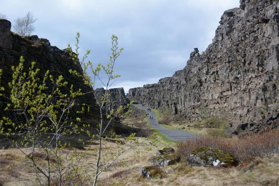 Die Allmännerschlucht - früher Versammlungsplatz aller freien Bauern zum jährlichen Thing.