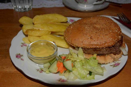 eine gute Alternative: Ein Hamburger mit "Meat form the farm"