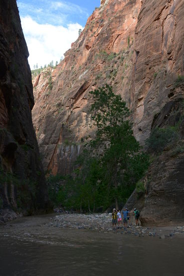 Am Anfang noch weit und trotzdem schon gewaltig