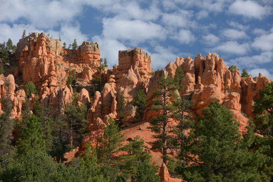 Auf dem Weg zum Bryce Canyon durchquert man den Red Canyon - mehr als ein Appetitanreger!