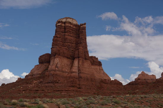 Das Monument Valley kuendigt sich an
