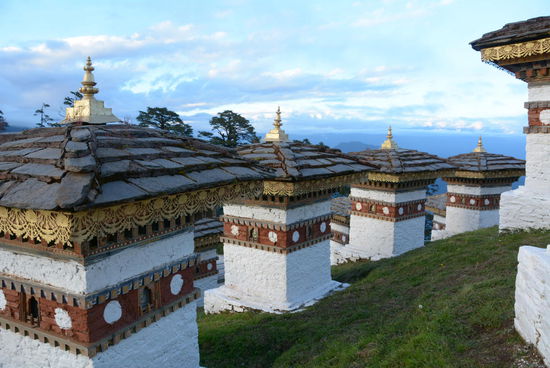 Im Hintergrund lässt sich das Bergpanorama nur erahnen