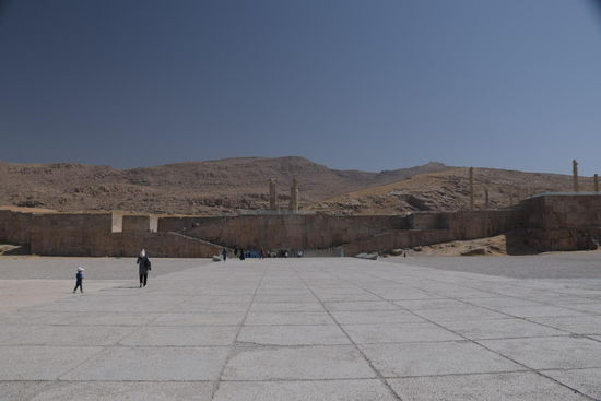 Der alte Eingangsbereich zu den zahlreichen Palästen