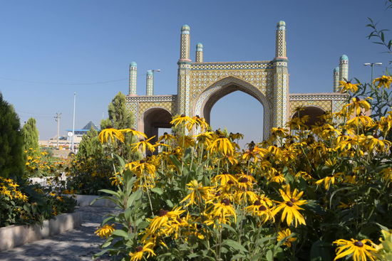 Eines der Stadttore von Qazvin