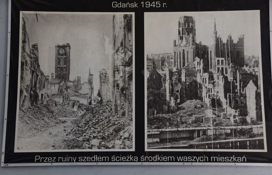Kaum zu glauben, wie die Stadt am Ende des 2. Weltkrieges aussah und was man aus den Ruinen wieder aufgebaut hat