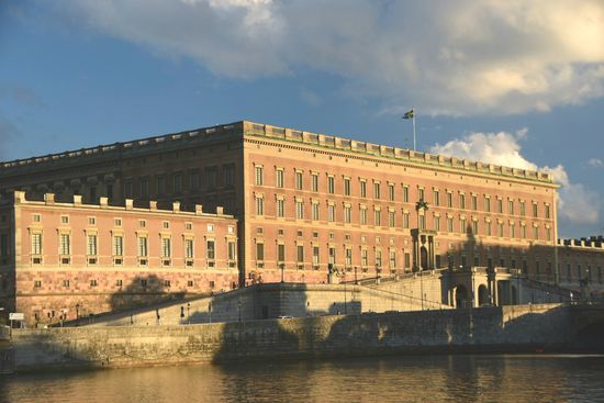 Der Königspalast in der Abendsonne