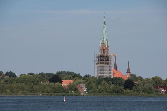 Mit einem letzten Blick auf die Schlei beende ich meine Tour dort, wo ich sie vor zehn Wochen begonnen habe