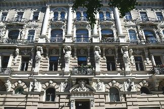 Verschwenderische Fassadengestaltung
