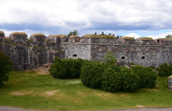Eine Verteidigungsanlage, die den Schweden, den Russen und den Finnen als Stützpunkt diente