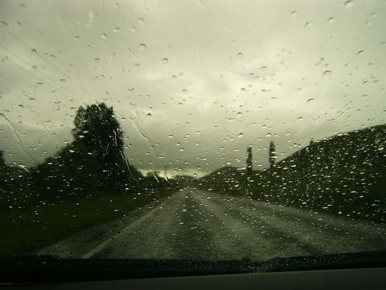Wie man sehen kann war das Wetter immer noch besch...