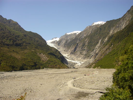 Weg zum Franz Josef Gletscher