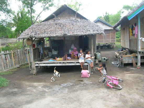 hier wohnen die Locals........