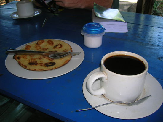 Et Voila - it's breakfast Time.........