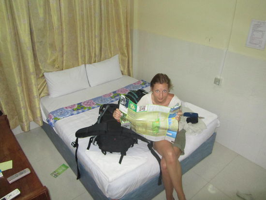 Das fast unueberschaubare riesige Luxus-Appartment..