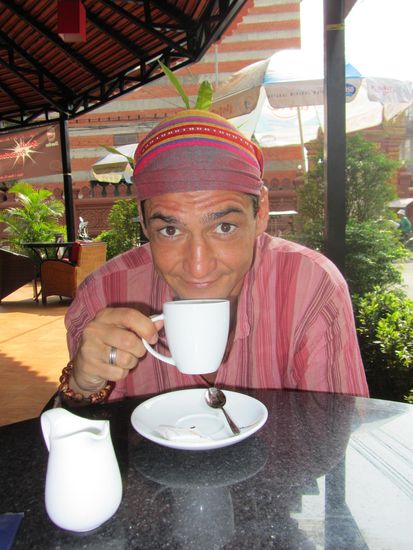 Ich trank ausznahmsweise mal Kaffee 