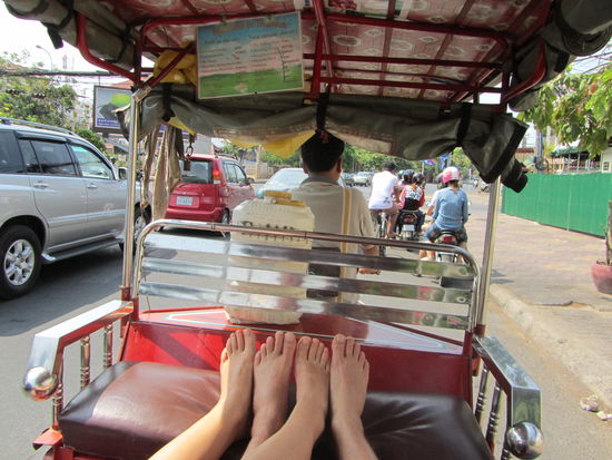 Die Fuesse lachten auch - muszten sie doch mal NICHT laufen!