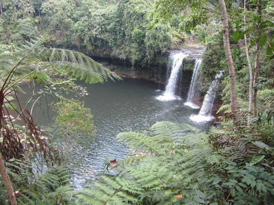 Die romantische Natur nur fuer uns alleine