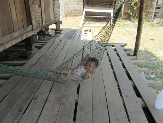 unterwegs in Sued-Laos gestaltet sich das Leben stressig