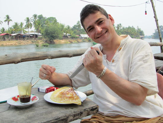 ... das Messer auch... fuer Banana-Pancake reicht's aber noch!