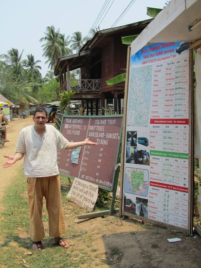 Es haelt uns trotzdem nichts hier - erstmal wird die Abreise gebucht...