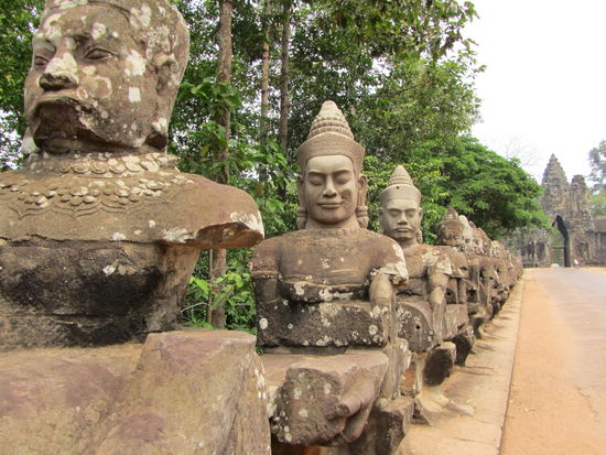 Und auf ging's in eine andere, uralte Welt!