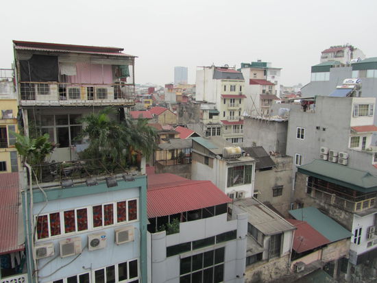 Blick von der Dachterasse