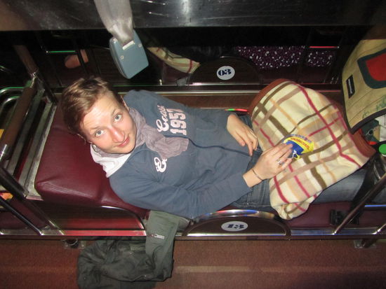 Die Abgase, der Fussschweiss und Air de Lulu behagten Madame nur maessig! 