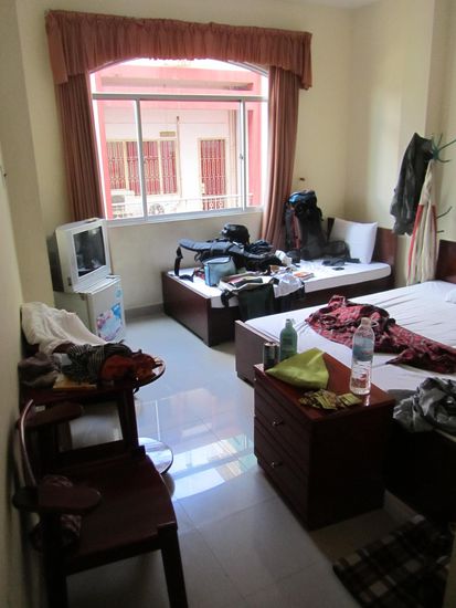 Unsere Basisstation in Saigon - sehr proper!