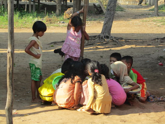 Die Kids beim Spielen