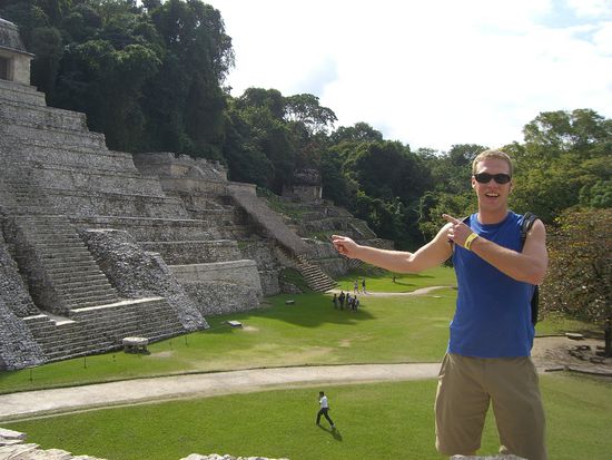 Bei den Mayastaetten in Palenque