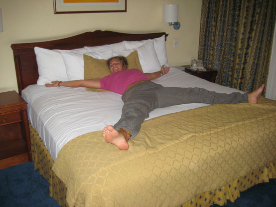 Anita in unserem " Ehebett "