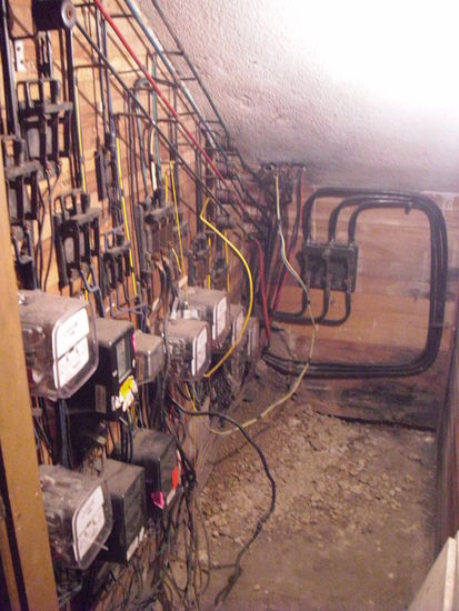 Die Hauptfverteilung des Hauses