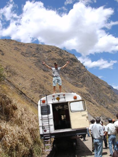 Das Einzige, das noch erlaubt war...im Hintergrund die Teufelsnase...