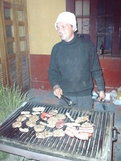 Mike der Koch am Grill