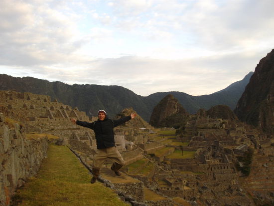 Auf dem Machu Picchu