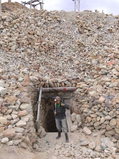 Antonio vor dem Eingang