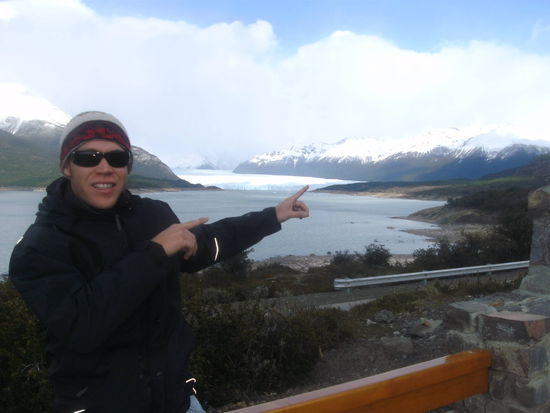 Kleiner Zwischenstopp auf dem Weg zum Gletscher um ihn aus der Ferne zu bestaunen