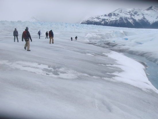Wanderung auf dem Gletscher...