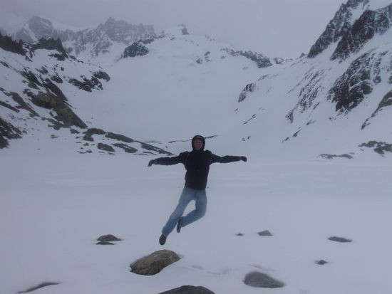 Ein Engel fliegt durch die Berglandschaft oder so aehnlich...