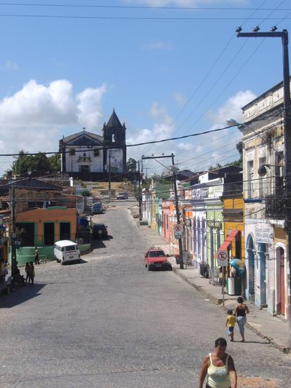 Hier in einer der Strassen