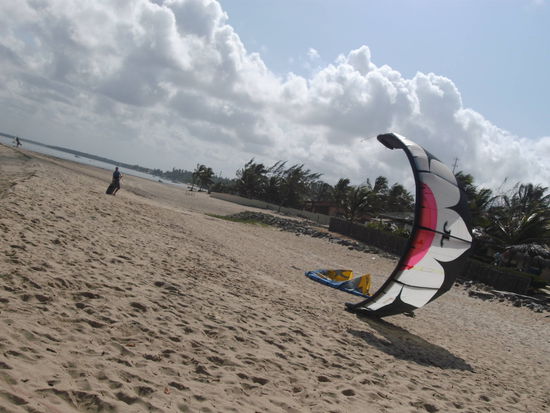 ...mit dem Schirm...