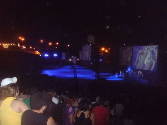 Bei der Veranstaltung am Abend