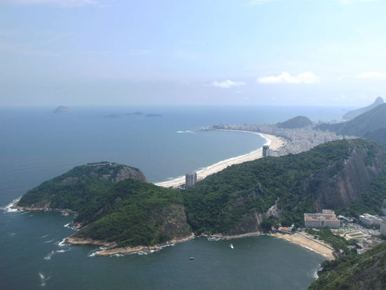 Melerischer Ausblick auf die Copacabana